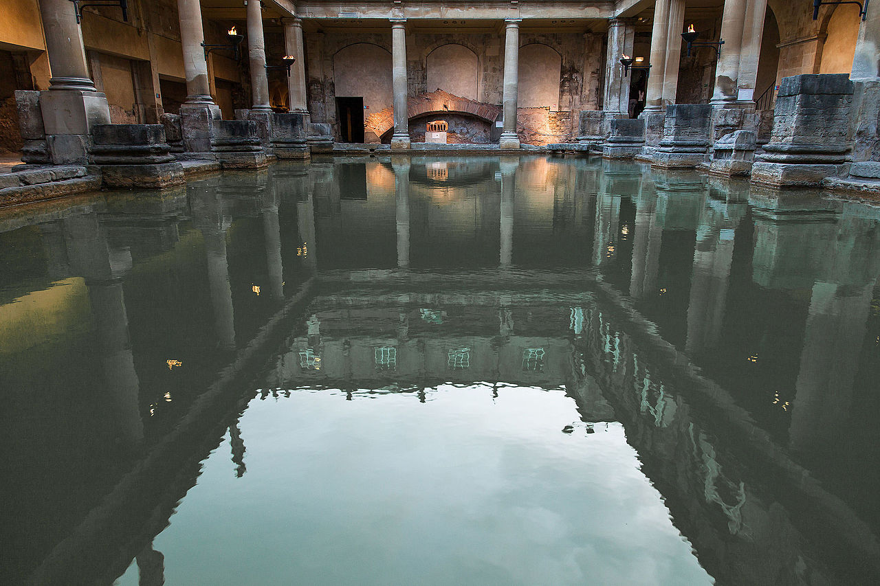 The Great Bath at the Roman Baths, Bath